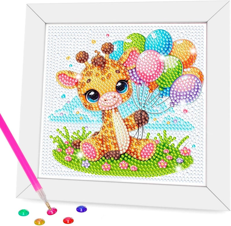 Nardoll Diamond Art Kits with Wooden Frame - Arts and Crafts - Dimond Art Painting by Numbers - GEM Art for Beginners Adult Home Wall Decor - Image 1